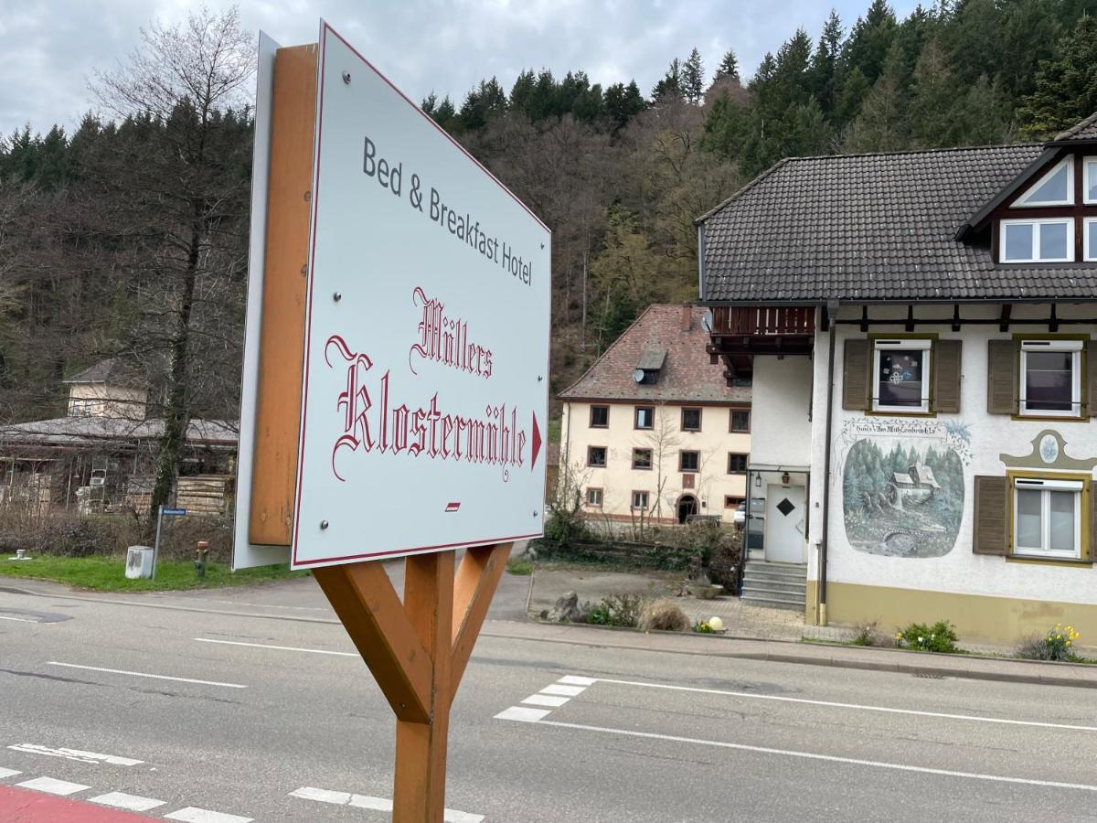 Bed & Breakfast Muellers Klostermuehle Münstertal Exteriör bild
